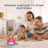 Yeaye Crawling Crab Baby Toy - Tummy Time Gifts for 0-12 Months with Learning Crawl System Music (Red)