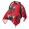 Mazeann Black Dirt Bikes Red Car Seat Cover Baby Breathable Soft Infant Carseat
