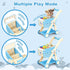 Cart,75PCS Playset 3 4 5 67 8+ RedCrab Kids Shopping Toy Shopping Cart with Food Shop Accessories, Adjustable Shopping