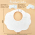 8 Pack EllieHouse Baby Bibs for Girls Boys Muslin Drool Teeth Drooling Teething Bibs Muslin Cotton for Toddler Infant