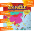 GeoToys GeoPuzzle Asia 50 Piece Geography Jigsaw Puzzle - Educational Kid Toys, Jumbo Size