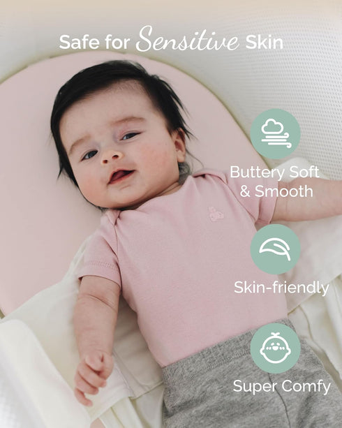 TotCare 33x20 Angelbliss, 3 Pack Bedside Sleeper Bassinet Fitted Sheets for Maxi COSI Iora, Koola Baby, Baby Joy
