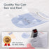 KIIS Disposable Baby Bibs, Waterproof Smock Bibs, Full Coverage for Toddlers & Kids, Mess-Free Feeding for Travel