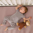 2Pack lulumoon Mini Crib Sheets Muslin: Soft Cotton Fitted Mini Crib Mattress Sheets for Boys and Girls
