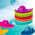 Battat 10 Bath Boats Numbered & Stackable Bathtime Toys, Floating Toy Boats for Bath, Pool, Beach, 6 Months +