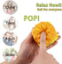 Anboor Pop Fidget Toys, 3D Silicone Hambergur Push Bubbles Sensory Toy for Kids Adults, Anxiety Stress Relief