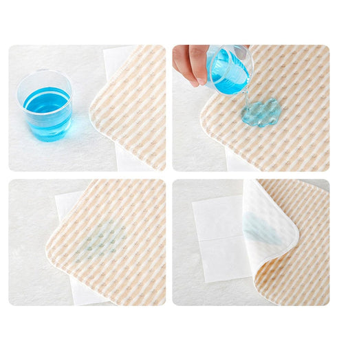 KSTZGTA Cotton Diaper Changing Pad Cotton Diaper Mat Anti Leak & Easy to Carry Provides A Convenient Urination