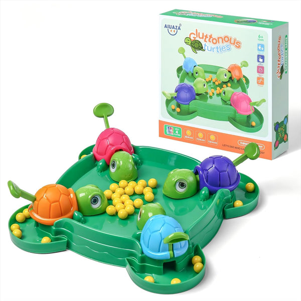 AIUAZA Hungry Turtle Chess Board Game, Hungry Box Game, Turtle Eating Beans Chessboard