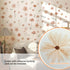 Finpletai Boho Flower Wall Decals, Daisy Wildflower Wall Stickers Leaf Floral Decor for Girls Bedroom Baby Nursery Kids