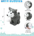 DolliBu Wolf Bath Buddy Squirter Floating Wolf Rubber Bath Toy, Fun Water Squirting Bathtime Play For Toddlers, Cute