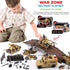 Liberty Imports Military Toys Army Action Combat Zone, 42 Piece Huge Playset with Tanks and Accessories
