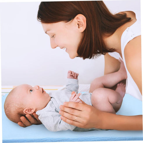 Stretchy Cotton Washable Changing Pad - Fits Standard Diaper Tables