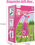 Liberry Toddler Golf Set with Upgraded Kids Golf Cart, Putting Mat for Boys Girls Ages 2-5, Indoor Outdoor Toys (Pink)