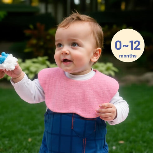 Muslin Cotton Baby Bibs for Teething and Drooling - Unisex