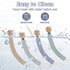 Holder,4 Pack TYRY.HU Ribbon Pacifier Clip Binky Paci Holder Clips, Pacifier Leash for Boys and Girls, Soft Webbing