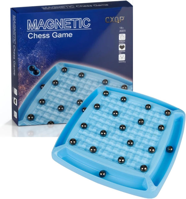 CXQP Magnet Chess Game,Board for Kids 8-12 yrs,dults and Family, Strategy Magnet Chess