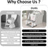 DEEKI 2 1 Potty Training Seat Upgrade in Toddler Training Toilet Chair Potty Seat with Step Stool Ladder for Baby Kids