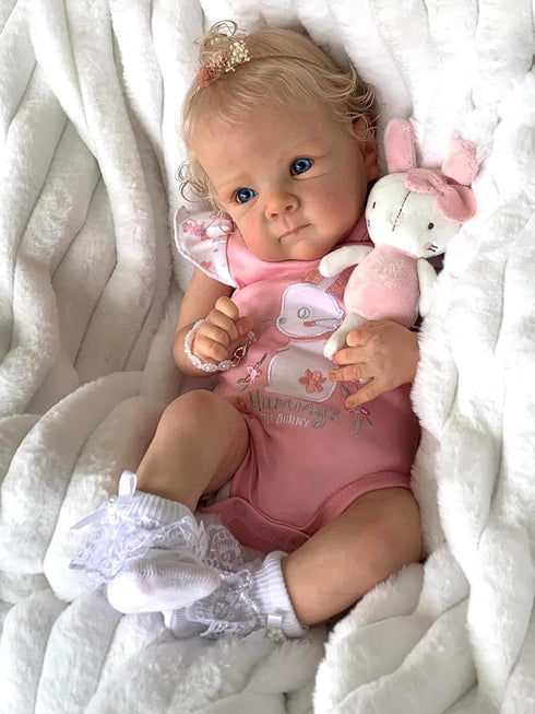 18Inch 3+ iCradle Reborn Baby Dolls Realistic Baby Doll Silicone Dolls Toy for Kids Age