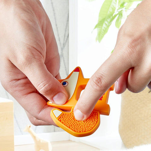HABA Foxy Silicone Baby Teething & Grasping Toy
