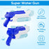 WOLKEK 4 Pack 400CC Swimming Summer Water Guns for Kids Adults, Long Range High Capacity Squirt Guns Toy, Pool Toys