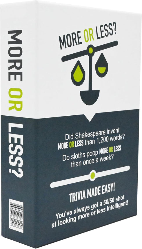 Trivia Card Game - Compact & Fun, Ideal for Travel, Family Game Night, Gifts for Adults, 5 Trivia Categories