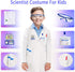 Educational Science Kit for Kids, 56 Experiments, 70+ PCS DIY STEM Projects, Lab Coat Included