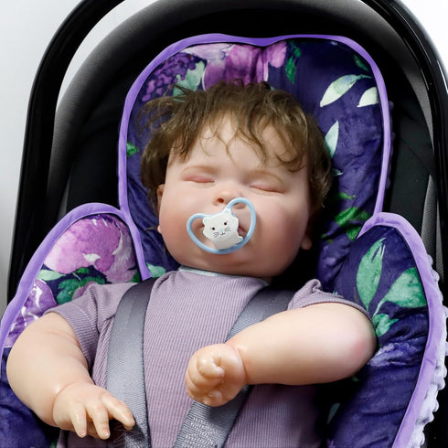 2-in-1 TANOFAR Carseat Head Support for Newborn, Soft Infant Car Seat Head Neck Body Support, Baby Car Seat Cushion