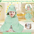 Sublaga 4 3 32x32 PCS Hooded Baby Towels, Soft Baby Towel, Absorbent Baby Bath Towel, Baby Towels and PCS Baby