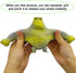 Funny Gray Rubber Monkey Toy, Decompress and Stretch Stress Gorilla, Squeeze Monkey Toy for Kids and Adults