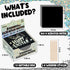 ZMLM 165 Holographic Silver Scratch Mini Art Notes, Magic Scratch Paper Art Card Toy for Kids Birthday Party