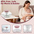 Kearnybo M9-6 Pack 150ml Pump Bottles Compatible with Breastmilk Storage Containers, Electric Breast Pump Replacement