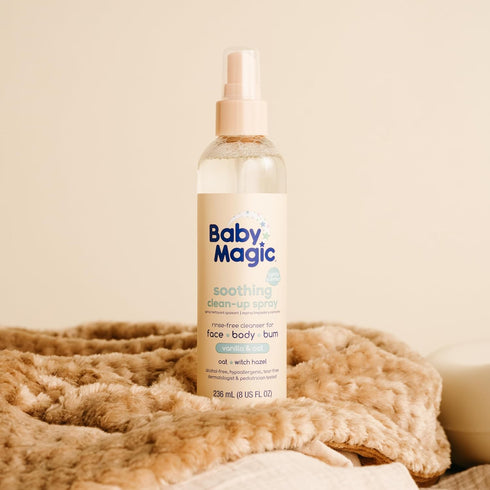 8 oz Baby Magic Soothing Clean-Up Spray, Vanilla & Oat, Hypoallergenic
