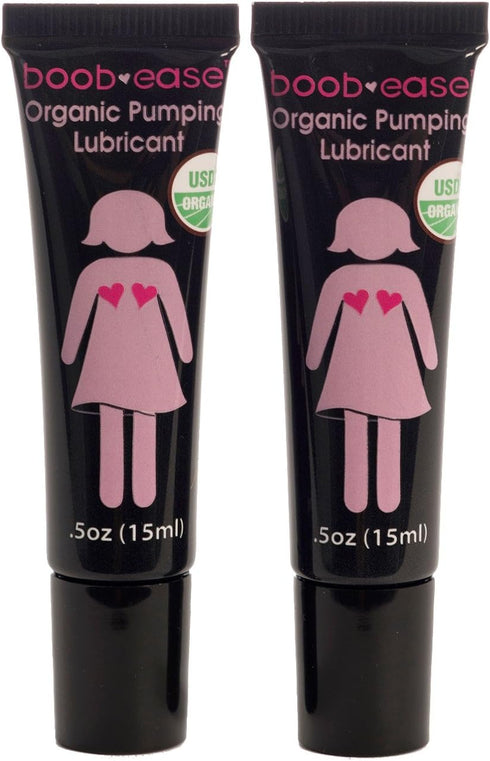 0.5oz, 2 Pack Bamboobies Pumping Lubricant Safe for Breastfeeding and Pumping Moisturizing Comfort for Nursing Moms