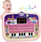 Kid Tablet Toddler Learning Pad, Interactive Educational Toy with Screen for Boys & Girls 3+ (Pink)
