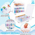 2 Pack Toy Storage Container and Organizer Case with 48 Compartments, Small Toy Organizer Cars Carrying Case Compatible