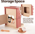 Playset 3 4 5 BUYGER Toy Coffee Maker for Kids, Wooden Coffee Pretend Play Kitchen Accessories Gifts for Ages Year Old