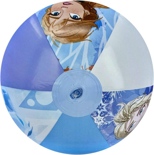 Disney Frozen 2 Inflatable Beach Ball, 13.5 Inches, Pool Party Swim Toys for Elsa Anna Olaf Fans