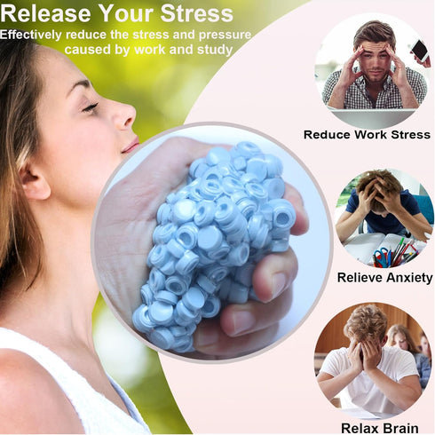VIVIMAGIS Filler-15PCS (15PC, DIY Stress Ball Making Kit with Stress Ball Making Kit Stress Balls, Transparent Blank