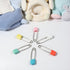 PurYupearl 30pcs Multicolour Stochastic Baby Child Infant Kids Cloth Diaper Nappy Pins Safety Cute Safe Hold Clip