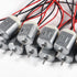 12 Pack Type 130 Miniature DC Motors 1.5V-6V with Male Dupont Jumper Wire for Arduino DIY Projects