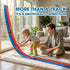 Criez 15 2 1/64 Ft Flexible Race Track for Kids with Toy Cars, Safe US-Certified PVC Car Track Withstands Repeated