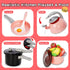 168Pcs Set, Playset Kids Play Kitchen Accessories Toy Pretend Cooking Food with Induction Cooktop, Pot, Pan, Utensils