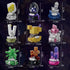 Sikewettx Set 794pcs, 9 Pack 6+ Mineral Display Building Blocks Gemstone Models, Crystal Rock Collection STEM Geology