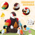 7 Pcs Birds Toys Plush Stuffed Animal Bird Set, Cute Birds, Egg, Nest Toy Gifts for Kids, Creative Play Birthday Favors