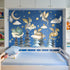 Dragon Wall Stickers,Peel and Stick Colorful Flying Dragon,White Clouds, Stars.Tree Self-Adhesive MuralRemovable Wall