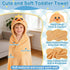 8 Set, 2 55" 27.5" 6 0-5 Flasoo Pcs Toddler Towel Pcs Hooded Toddler Bath Towel, Large x Toddler Hooded Towel & Pcs