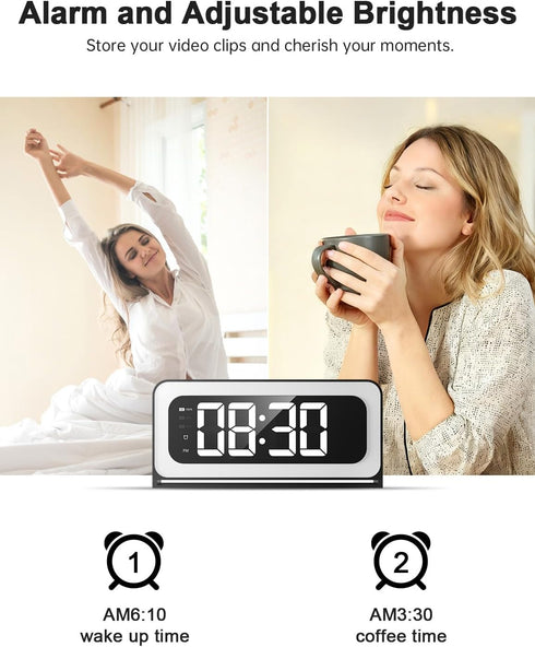 JUFLSKY Camera,5G&2.4G Indoor,2K Security,3 1 Clock WiFi Security Camera Cameras for Home in Indoor Camera