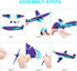 32 Pack Glider Planes, 8" Long Flying Glider Plane, 8 Different Designs, Kids Party Favors for Valentines, Birthday