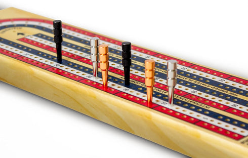 Metal Cribbage Pegs Pack of 16 for Cribbage Board Game, Works with Regular Peg Board 1/8 Hole Size