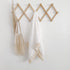 Muslin Cotton Baby Receiving Blanket with Fringe, Boho Bohemian Tassels, Nursery Decor,